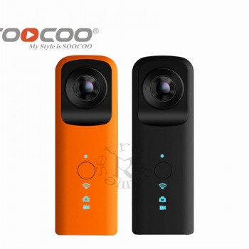DHL HB720 Handheld Dual-lens Panoramic Outdoor Sports Camera VR HD 4K Camera Built-in WIFI AP Contact Phone