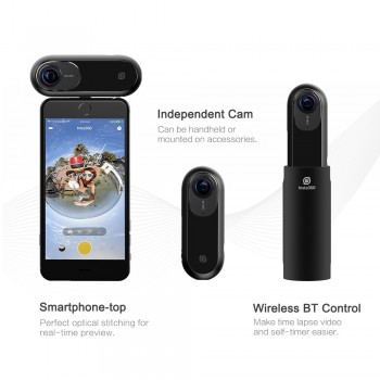 Insta360 ONE 4K 360 VR Video Action Camera Sport Camera 24MP Bullet Time 6-Axis Gyroscope Support BT for iPhone Cam