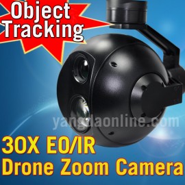 Drone Zoom Camera 30X EOIR Dual Sensor and Stellar Gimbal for Drone inspection Surveillance Search and Rescue Applications