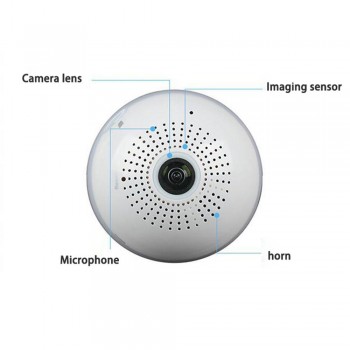 Sports Camera Video Recording 180 Degree 360 Camera Stable Light Bulb Sports DV Outdoor