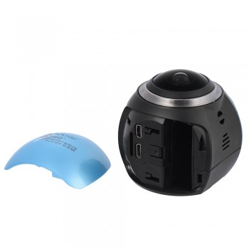 Andoer V1 360 Panorama Camera Wifi 2448P 16M Mini Sports Action Camera Fisheye Film Source Mini Action Camera Camcorder