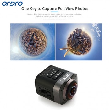 Ordro Brand 360 Degree Full View Camcorder D5 1080p  Portable Digital Video Camera WIFI Video Recording HDMI Output VR