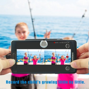 SVPRO HD Pano Camera Binocular Lens VR Mode SBS Image Android Mobile Phone 360 VR Camera With Micro/Type C Connected