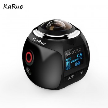 Karue V1 Video Camera Mini Panorama VR Camera 2448*2448 Ultra HD  2.7K Wifi Waterproof Sports Camera 30m Diving Actoin Camera