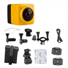New Portable WIFI HD 1080p Sport Action Camera 360 Degree Panorama Camera Mini HD Panoramic Video 3D VR Camera