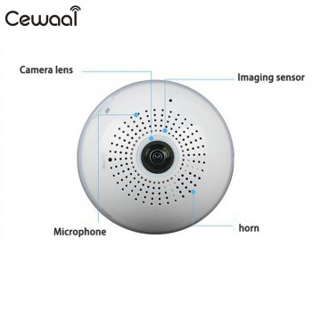 Cewaal Sports Camera 180 Degree Video Recording Light Bulb Ultra Stable Sports DV