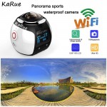 Karue V1 VR Camera 360 Action Camera Wifi Mini Panoramic Camera 2448*2448 Ultra HD Panorama Camera 360 Degree Sport Driving