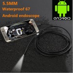 Endoscope 1M 1.5M 2M 3.5M 5M Endoscope 720P Waterproof 6LED Portable Inspection Borescope Camera For Android Smart Phone