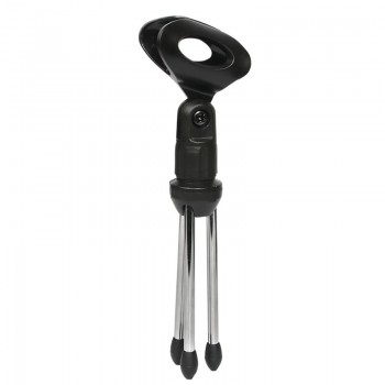 Portable Microphone Desktop Triangle Bracket Adjustable Mic Stand Conference Live Shockproof Microphone Tripods Bracket Holder