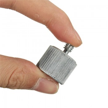 Thread Adaptor Microphone Screw Stand HDVATE 5/8-27 Female to 1/4-20 Male For Microphones Stand Converter Silver