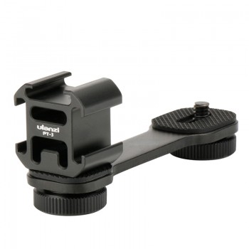 Ulanzi Mic Stand Cold Shoe Bracket Holder Adapter For BY-MM1 Microphone Led video Light Zhiyun Smooth 4 Feiyu Vimble 2 ( PT-3 )