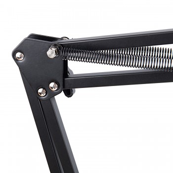 NB-35 Microphone Scissor Arm Stand and Table Mounting Clampamp;NW Filter Windscreen Shield amp; Metal Mount Kit