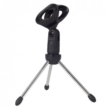 Microphone Mic Stand Tripod Bracket Portable Zinc Alloy Desktop Table Adjustable Holder  XR649