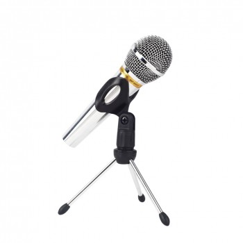 Microphone Mic Stand Tripod Bracket Portable Zinc Alloy Desktop Table Adjustable Holder  XR649