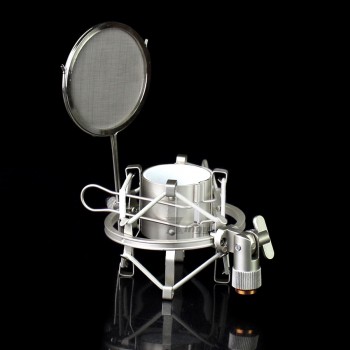 Spider Microphone Holder Shock Mount Mic Isolation Shield Windscreen Pop Filter For SAMSON C01U Pro C03U C01 CO3 MTR231 MTR101