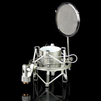 Spider Microphone Holder Shock Mount Mic Isolation Shield Windscreen Pop Filter For SAMSON C01U Pro C03U C01 CO3 MTR231 MTR101
