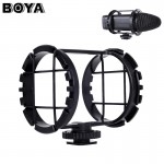 Microphone Shock Mount BOYA BY-C03 Shoe Shockmount for micorpohone 1 to 2 in Diameter BY-VM300PS BY-V02 Zoom H1 h1n Recorder