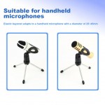 HOT Microphone Mic Stand Tripod Bracket Portable Zinc Alloy Desktop Table Adjustable Holder  Drop shipping