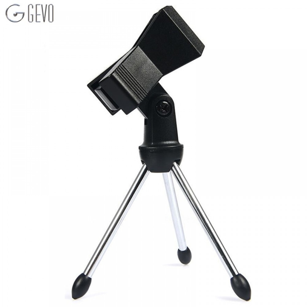 Microphone Stand Adjustable Microphone Stand Foldable Mic Clamp Clip Holder Stand Metal Tripod For BM 800 Condenser Microphone