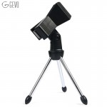 Microphone Stand Adjustable Microphone Stand Foldable Mic Clamp Clip Holder Stand Metal Tripod For BM 800 Condenser Microphone