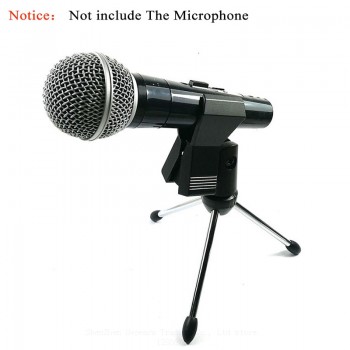 Microphone Stand Adjustable Microphone Stand Foldable Mic Clamp Clip Holder Stand Metal Tripod For BM 800 Condenser Microphone