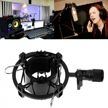 New Microphone Shock Mount Cradle Clip Holder Stand F/ Diameter 43mm-45mm Shockmount Cradle Holder Clip Stand Bar Concert