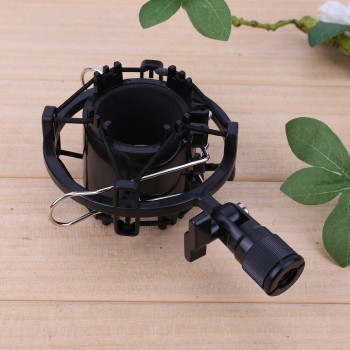 New Microphone Shock Mount Cradle Clip Holder Stand F/ Diameter 43mm-45mm Shockmount Cradle Holder Clip Stand Bar Concert