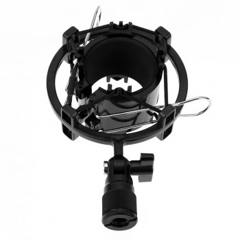 New Microphone Shock Mount Cradle Clip Holder Stand F/ Diameter 43mm-45mm Shockmount Cradle Holder Clip Stand Bar Concert
