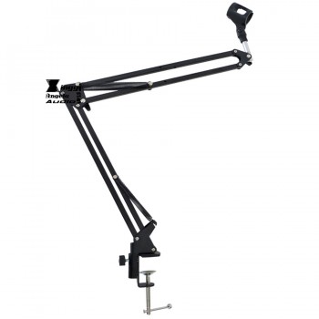 Broadcast Suspension Scissor Arm Stand For NB35 Blue Yeti Table Desk PC Recording Microphone Holder Boom Clip Shock Mount Clamp