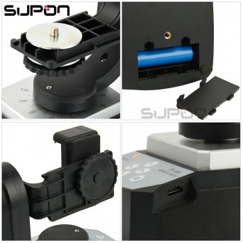 SUPON YT-500 Smart Go Pro Panoramic PTZ With Wireless Remote Control Pan Title For Phone SLR camera Web Webcast