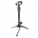 Desktop Microphone Tripod Foldable Microphone Stand Holder Adjustable Mic Clip Mount Shock For Table Karaoke Microphones