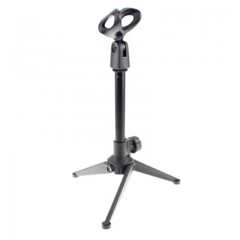 Desktop Microphone Tripod Foldable Microphone Stand Holder Adjustable Mic Clip Mount Shock For Table Karaoke Microphones