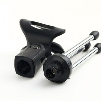 Portable Microphone Desktop Triangle Bracket Adjustable Mic Stand Conference Live Shockproof Microphone Tripods Bracket Holder