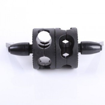 Glory Star Swivel Dual Head Grip Holder Bracket for Photo Studio Boom Reflector Arm Support Dual Grip Head Angle Clamp