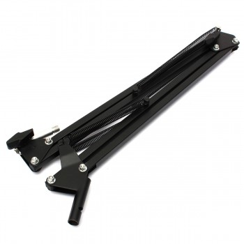 Leory NB - 35 Extendable Recording Microphone Stand Suspension Boom Scissor Arm Holder with Microphone Clip Table Mounting Clamp