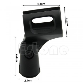 New Plastic Flexible Clamp Clip Holder Mount Microphone Mic Stand Accessory