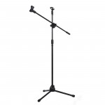 Professional 80mm - 160mm Holder Swing Boom Floor Stand Microphone Mic Holder Ajustable Stage Tripod