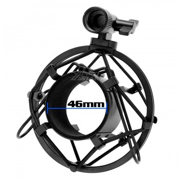 Universal Metal C01U Pro Condenser Microphone Holder Shock Mount For Broadcast Studio Mic Stand Filter Suspension Spider Bracket