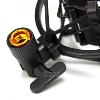 Universal Metal C01U Pro Condenser Microphone Holder Shock Mount For Broadcast Studio Mic Stand Filter Suspension Spider Bracket