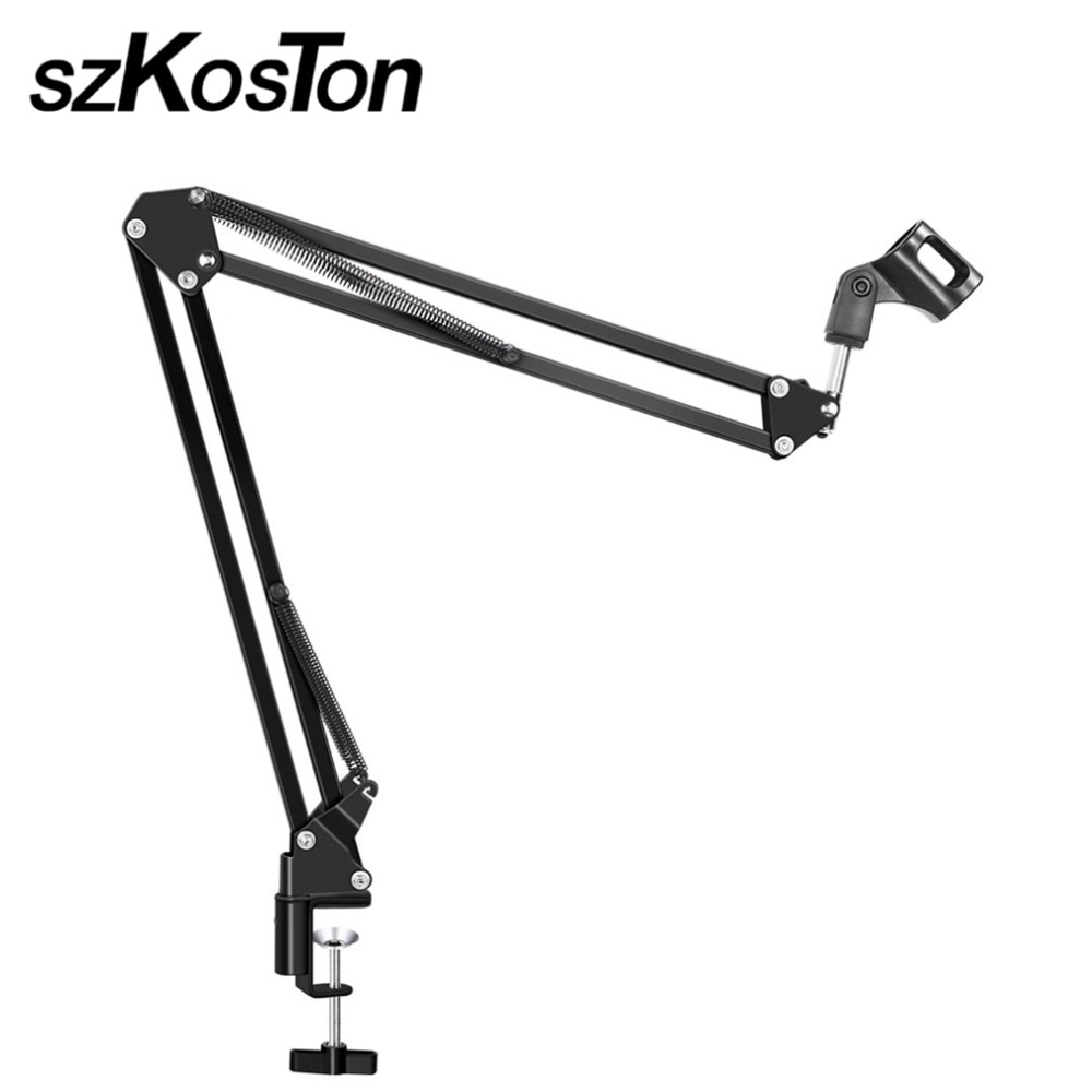 For Bm 800 Microphones Microphone Stand Suspension Mic Arm Stand Clip Mikrofon Holder Table Mounting Clamp Microphone Holders
