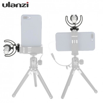 Ulanzi On Camera Hot Shoe Shock Mount for RODE VideoMicro and VideoMic Me Microphone Holder Support (Shockmount)