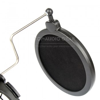Desktop Shockproof Mic Stand Microphone Stand Clip Holder Pop Filter Shock Mount For Oktava MK012 MK 012 MK101 MK102 MK103 MK104