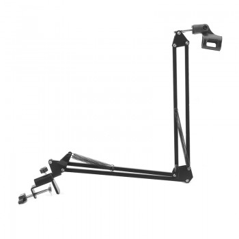 New Adjustable Studio Microphone Stand Suspension Boom Table Bracket Arm Holder Microphone Shock Mount Holder Clip Table