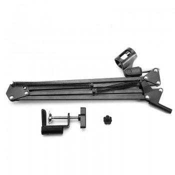 New Adjustable Studio Microphone Stand Suspension Boom Table Bracket Arm Holder Microphone Shock Mount Holder Clip Table