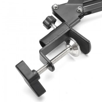 New Adjustable Studio Microphone Stand Suspension Boom Table Bracket Arm Holder Microphone Shock Mount Holder Clip Table