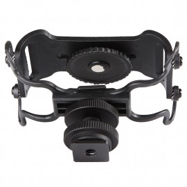 Microphone and Portable Recorder Shock Mount - Fits the Zoom H4n, H5, H6, Tascam DR-40, DR-05, DR-07
