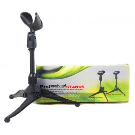 Free Shipping Quality Plastic Desktop Tripod Folding Microphone Stand For Condenser Dynamic Mic Holder Clip Adjustable Height