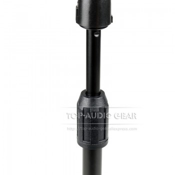 Free Shipping Round Base Desktop Mic Stand Table Desk Top Microphone Stand Boom Clip Holder Mount Clamp Clasp Adjustable Height
