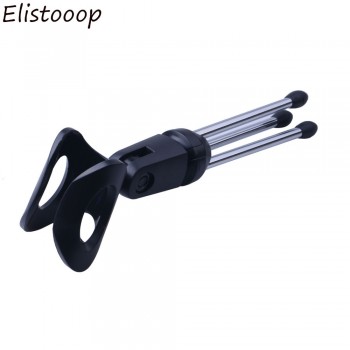 Elistooop Mini Portable Table Tops Microphone Tripod Zinc Alloy Mic Stand Bracket Desktop Adjustable Microphones Tripods Holder