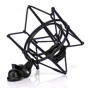 Metal Spider Microphone Shock Mount Mic Stand Shockmount For SE Electronics Gemini II RNT Studio Video Recording Computer Laptop